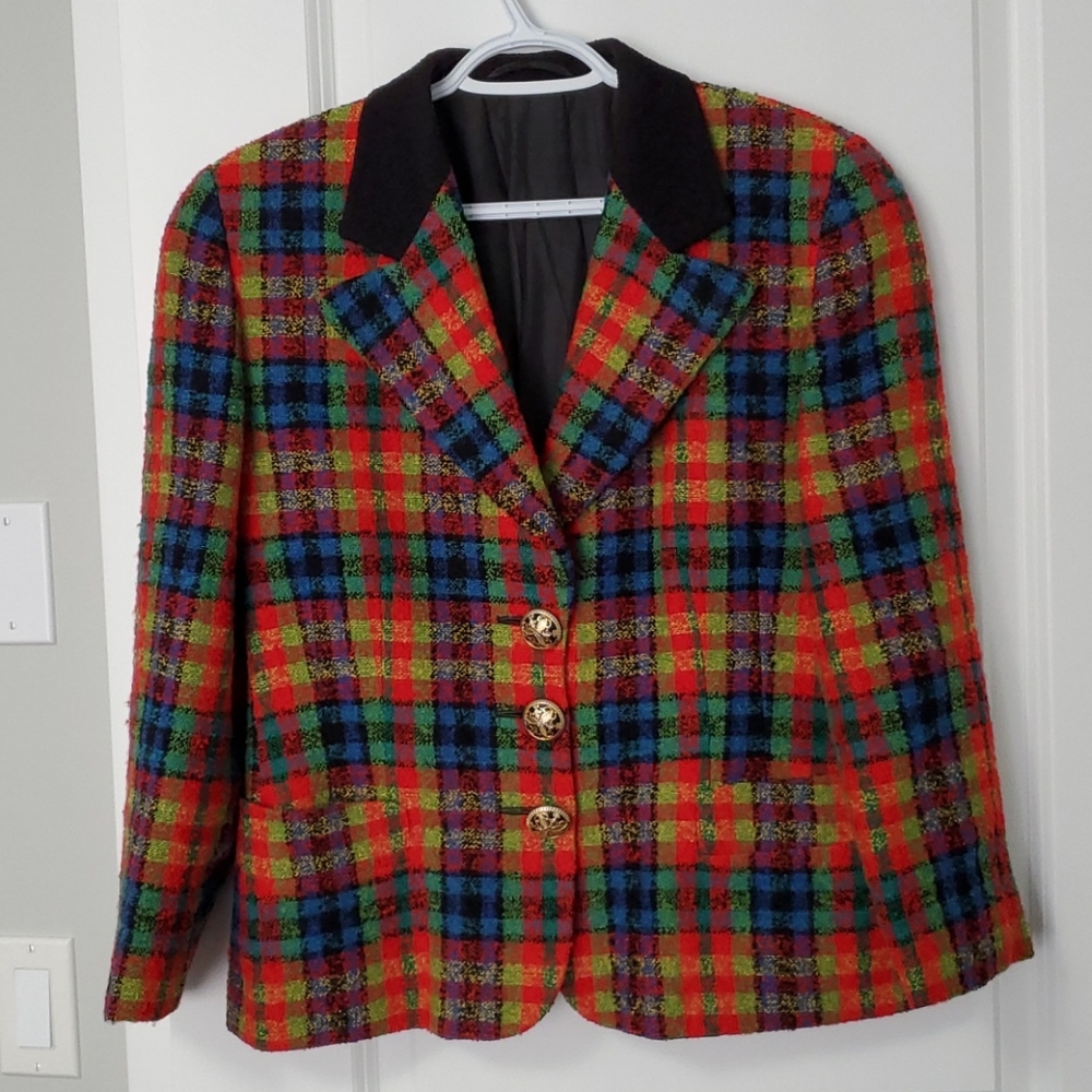 Boucle multicolor jacket
